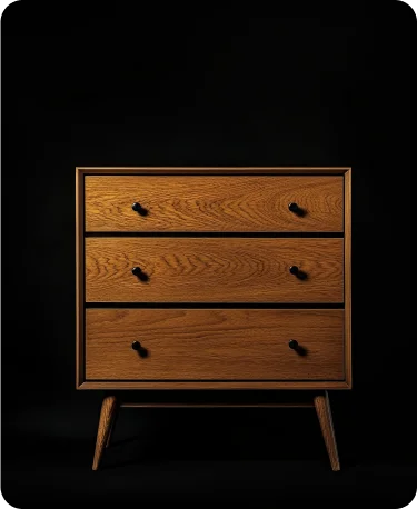 dresser-isolated-black-background-ai-generated 1